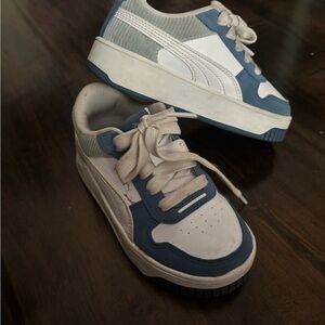 Puma Kids Sneakers in Blue and White Size 11.5